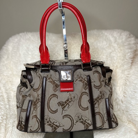 Celine Turn Lock C Macadam Tote - Will include Original Celine Silk Scarf. - Picture 9 of 12